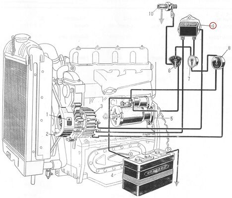 Partie de rechange pour moteur diesel - Régulateur - 495A-29000