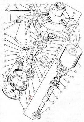 Pièce de rechange pour moteur diesel 495AG - Papillon - 495AG-15101