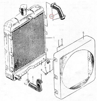 Pièce de rechange pour moteur diesel 495AG - Tuyau de sortie 495AG-00001 Fabriqué en Chine