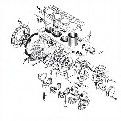 495AG Diesel Engine Spare Part Cylinder Liner 495A-02002 China 2kg