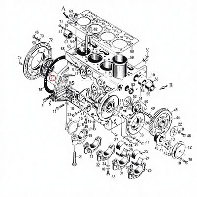495AG Moteur diesel Sceaux d'huile de pièces de rechange PG100*130*12 CN 1 kg