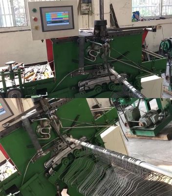 Type cintre galvanisé automatique de contrôle de PLC de fil de blanchisserie faisant la machine QK-3